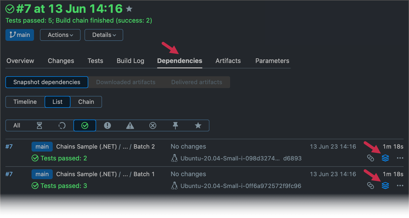 Artifacts in parallel testing 2