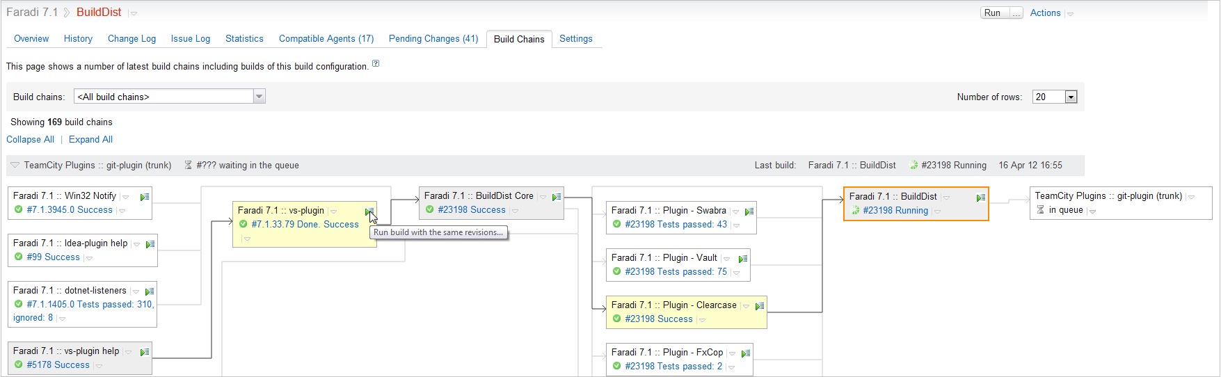 Build chain example