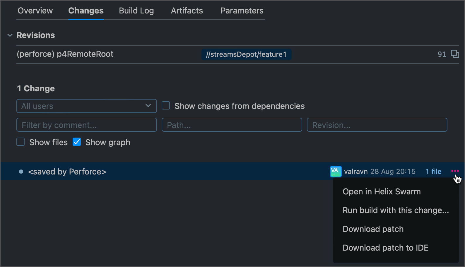 Open Swarm changes from TeamCity