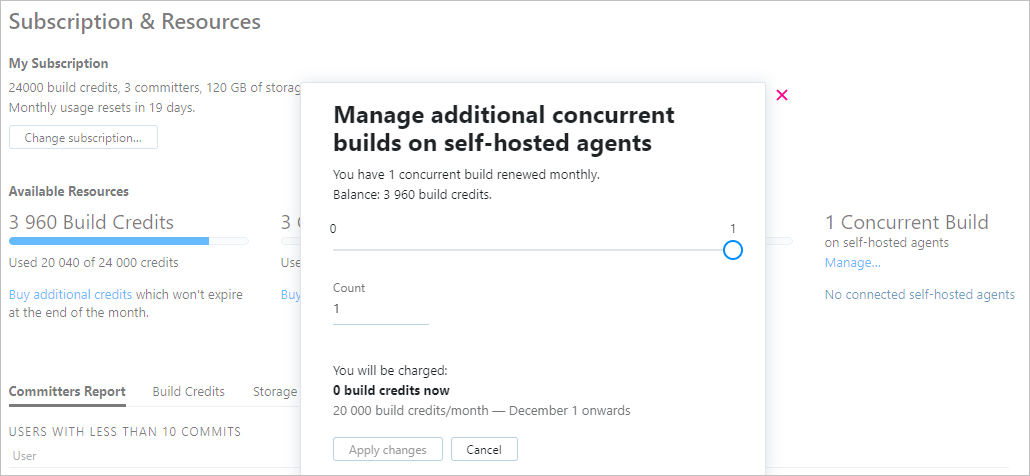 Get self hosted agent