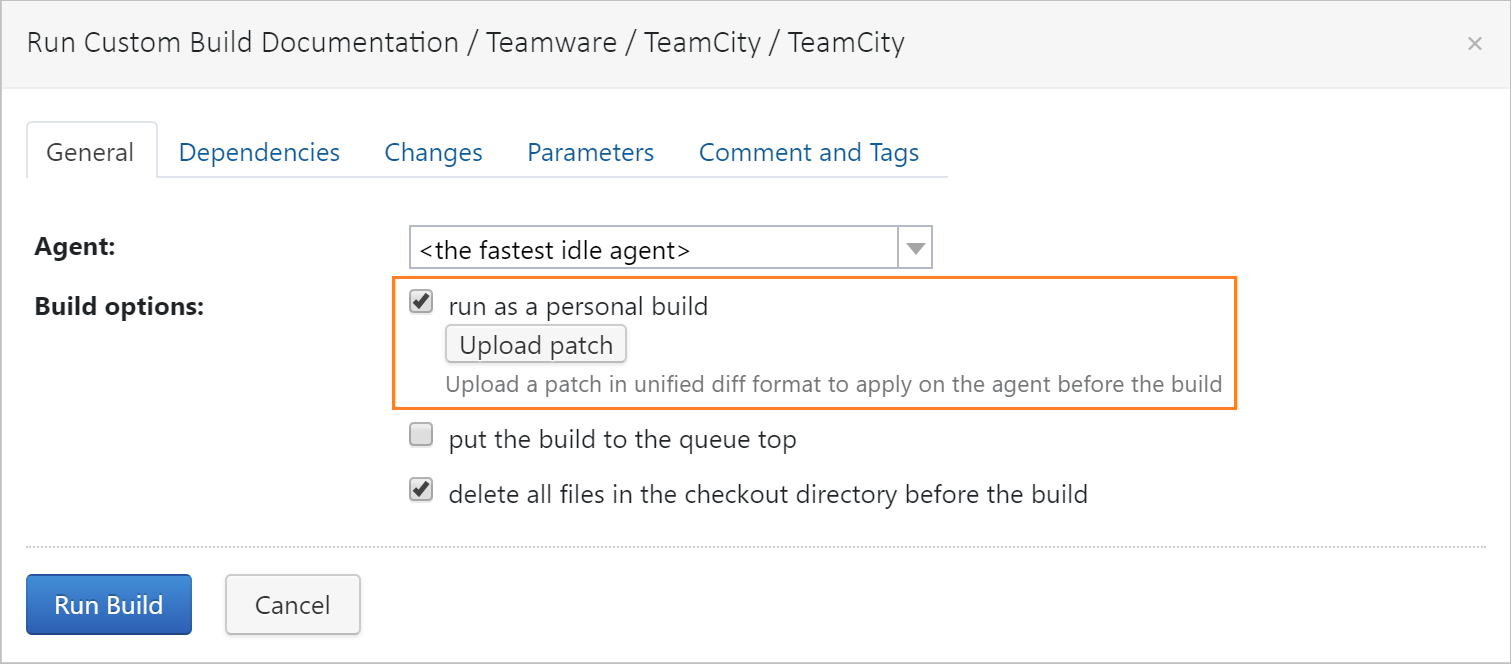 how to a start build immediately when there is a change in VCS? – TeamCity  Support