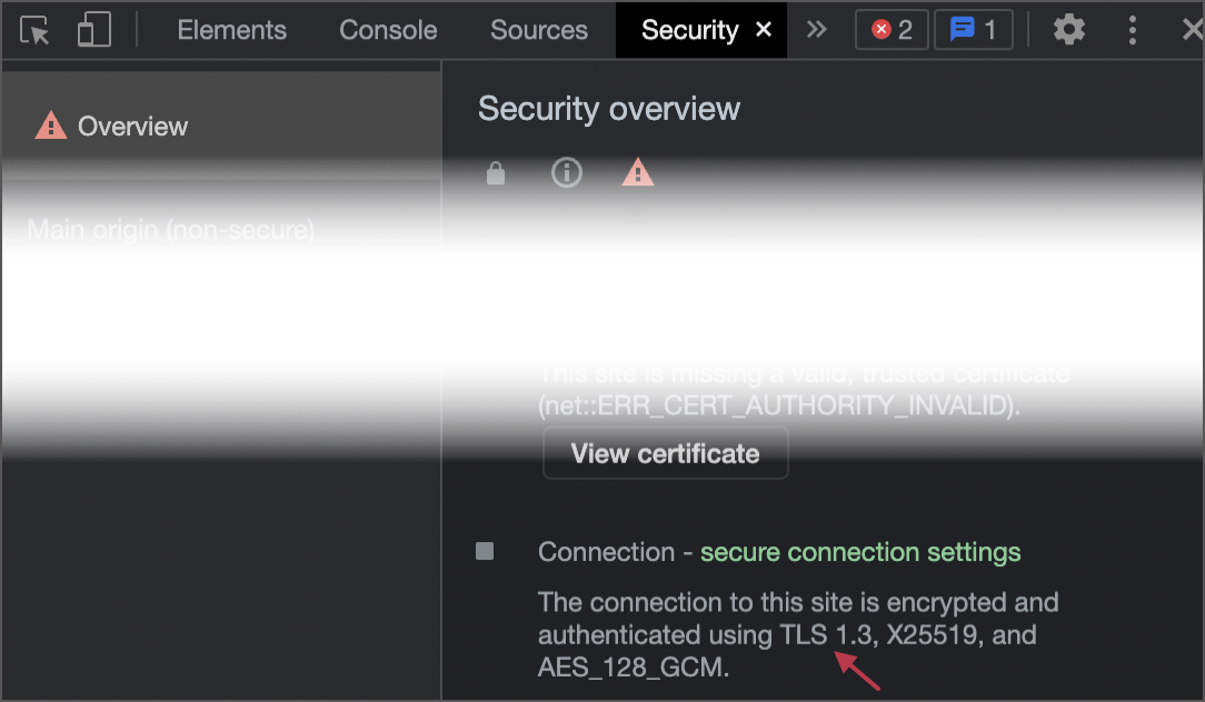 TeamCity using the TLS 1.3 Protocol