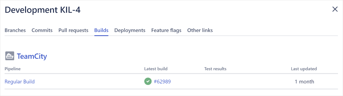 Jira Deployments tab