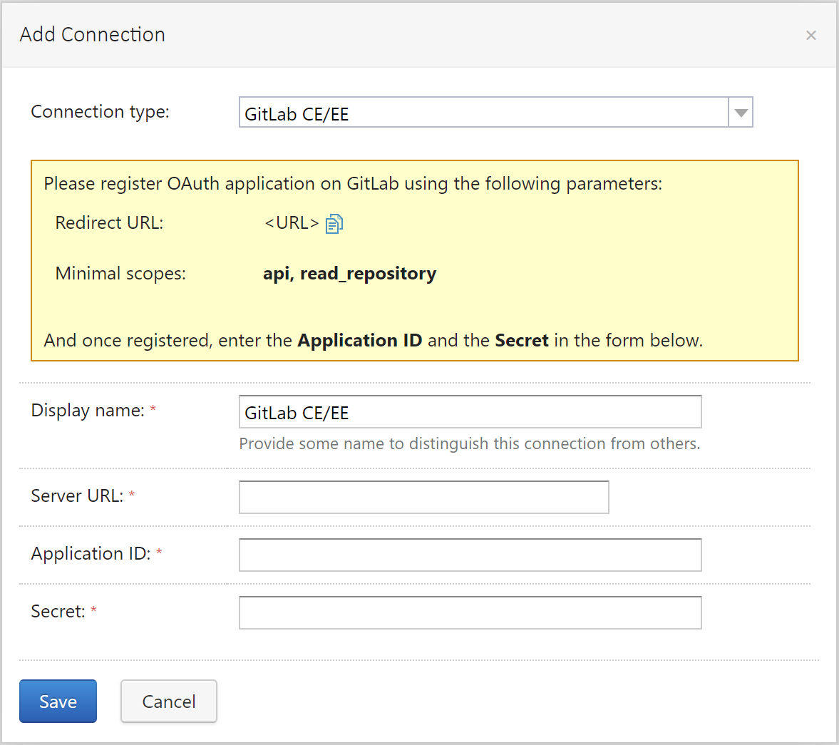 Git lab connection