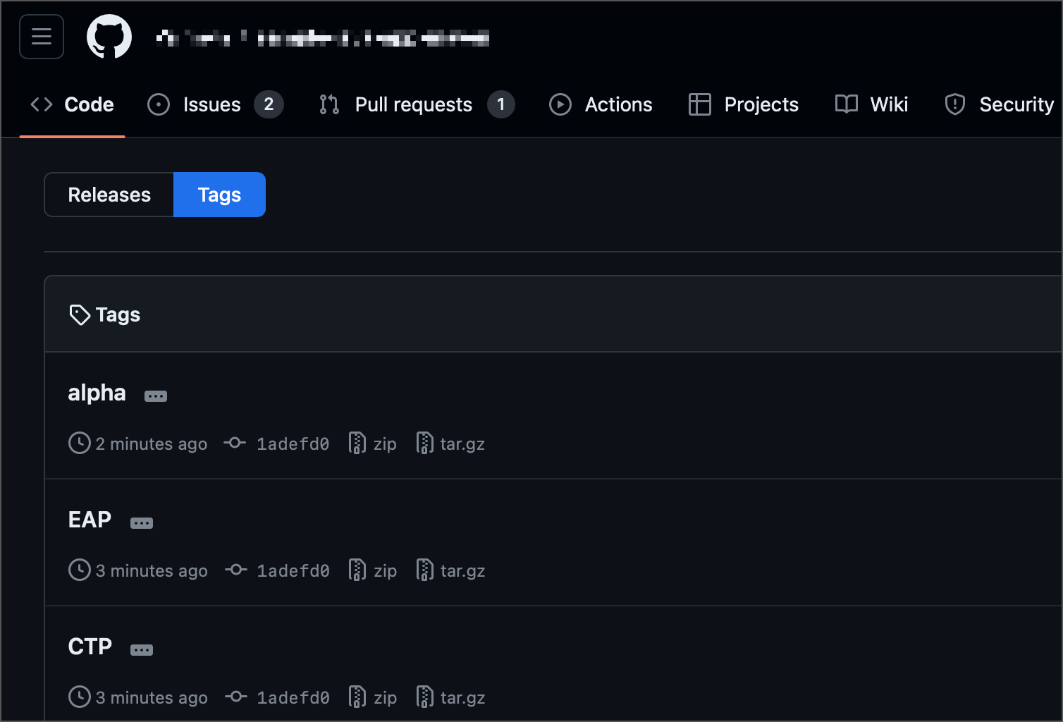 VCS Labeling with Parameters