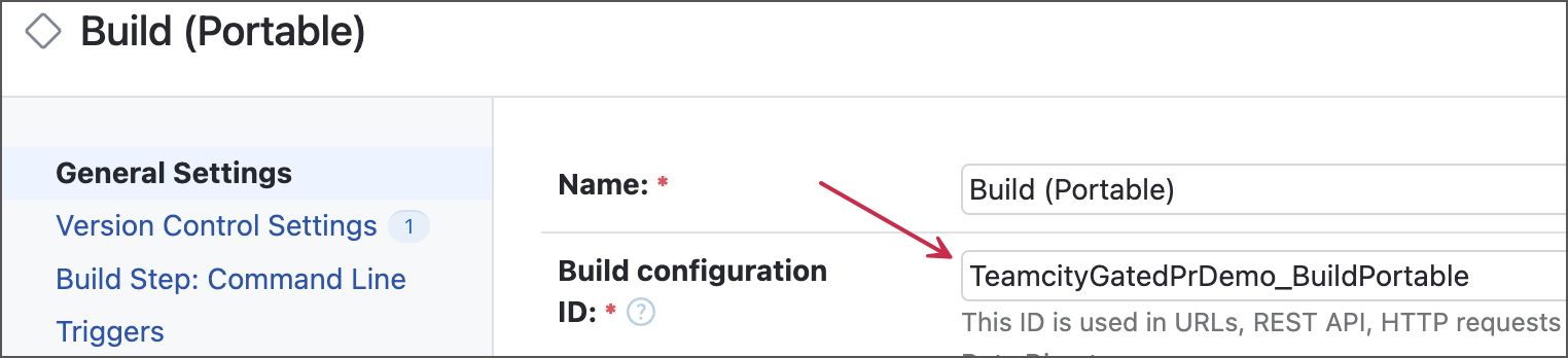 Build configuration ID