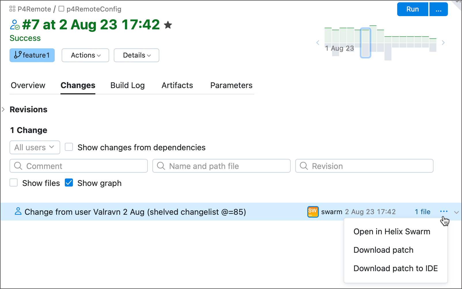 Open Swarm changes from TeamCity