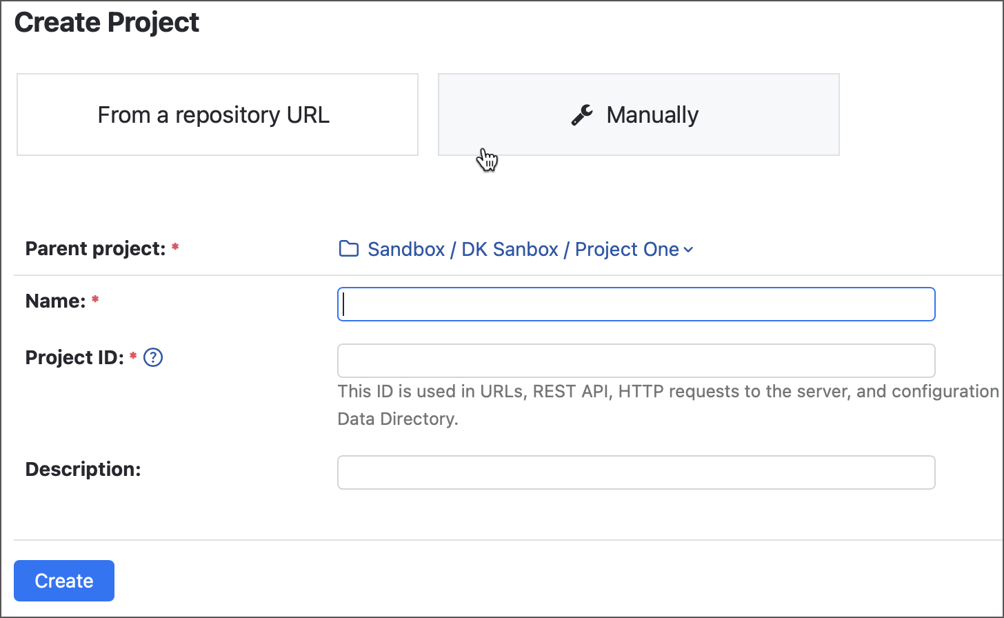 Default New Project Options