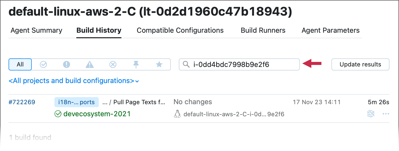 History for deleted agent History for deleted agent
