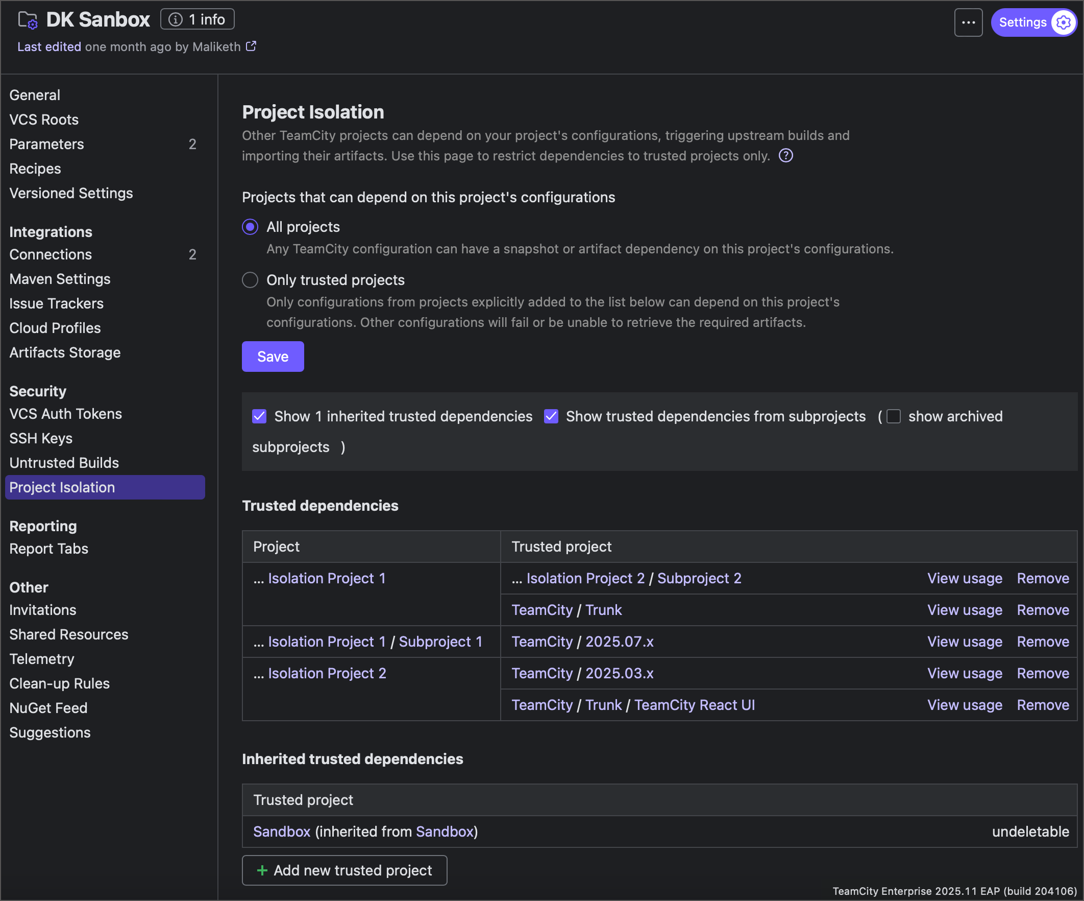 Common Dependency Concepts | TeamCity On-Premises Documentation