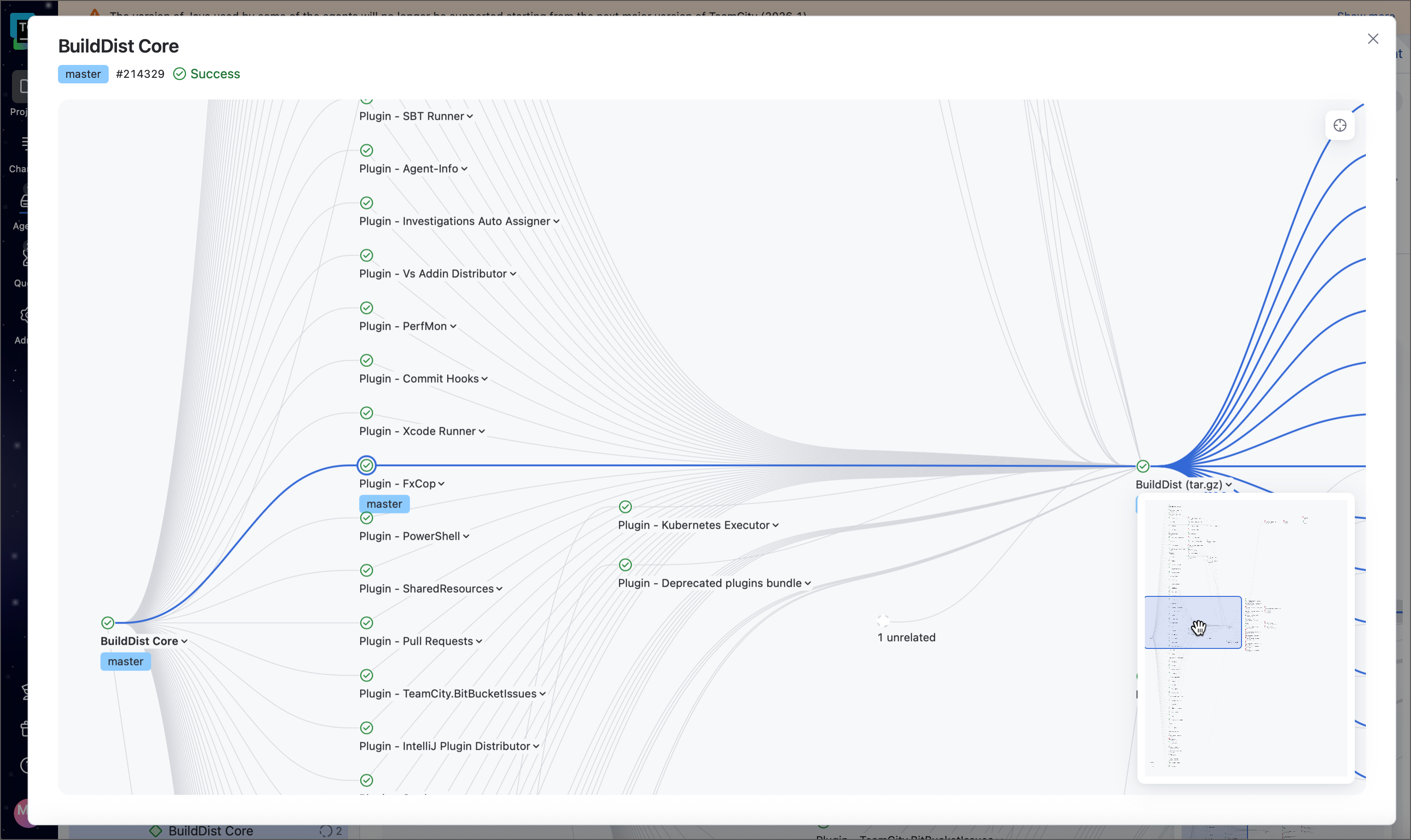 Build chains viewer Build chains viewer
