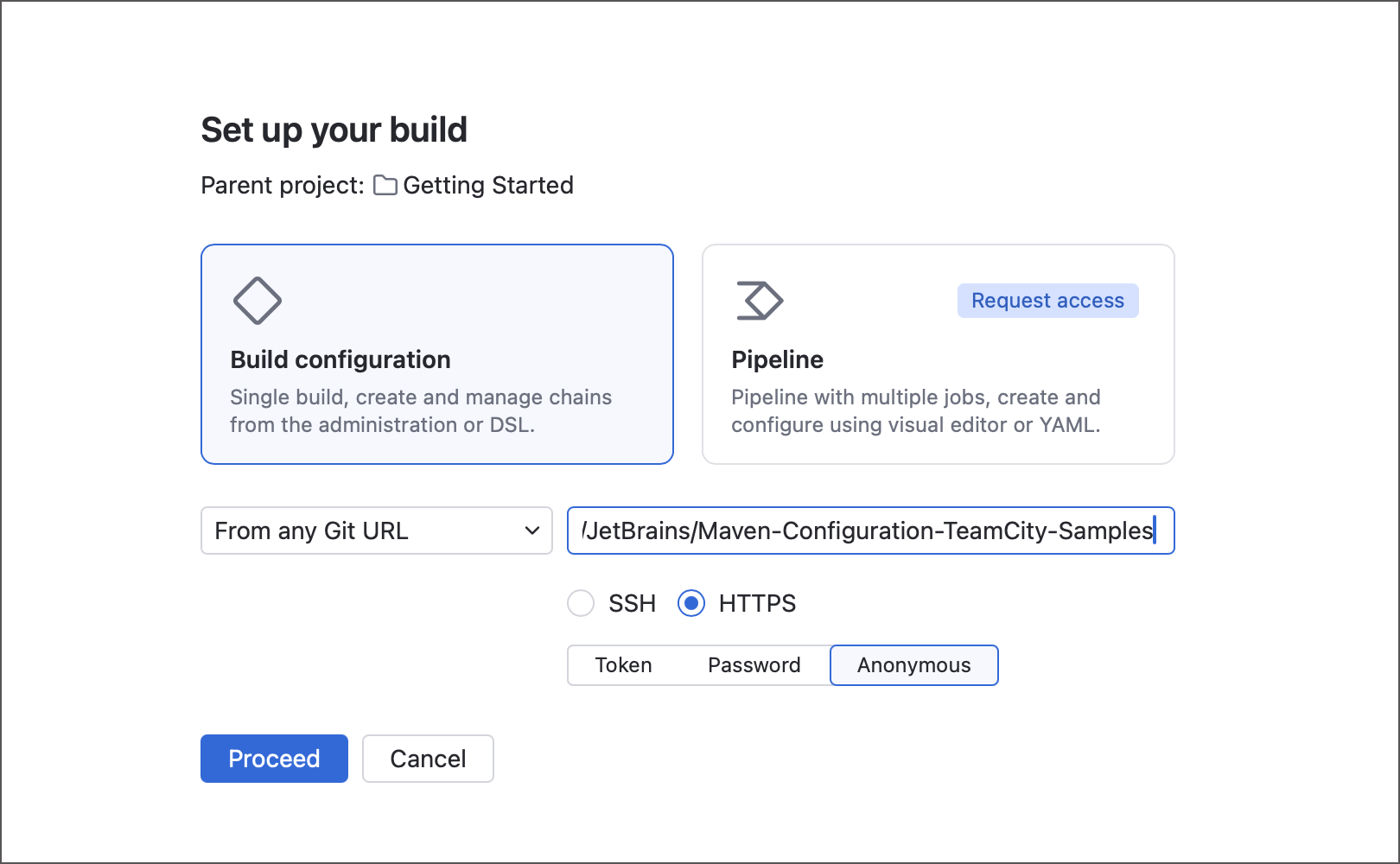 Auth settings for public repository