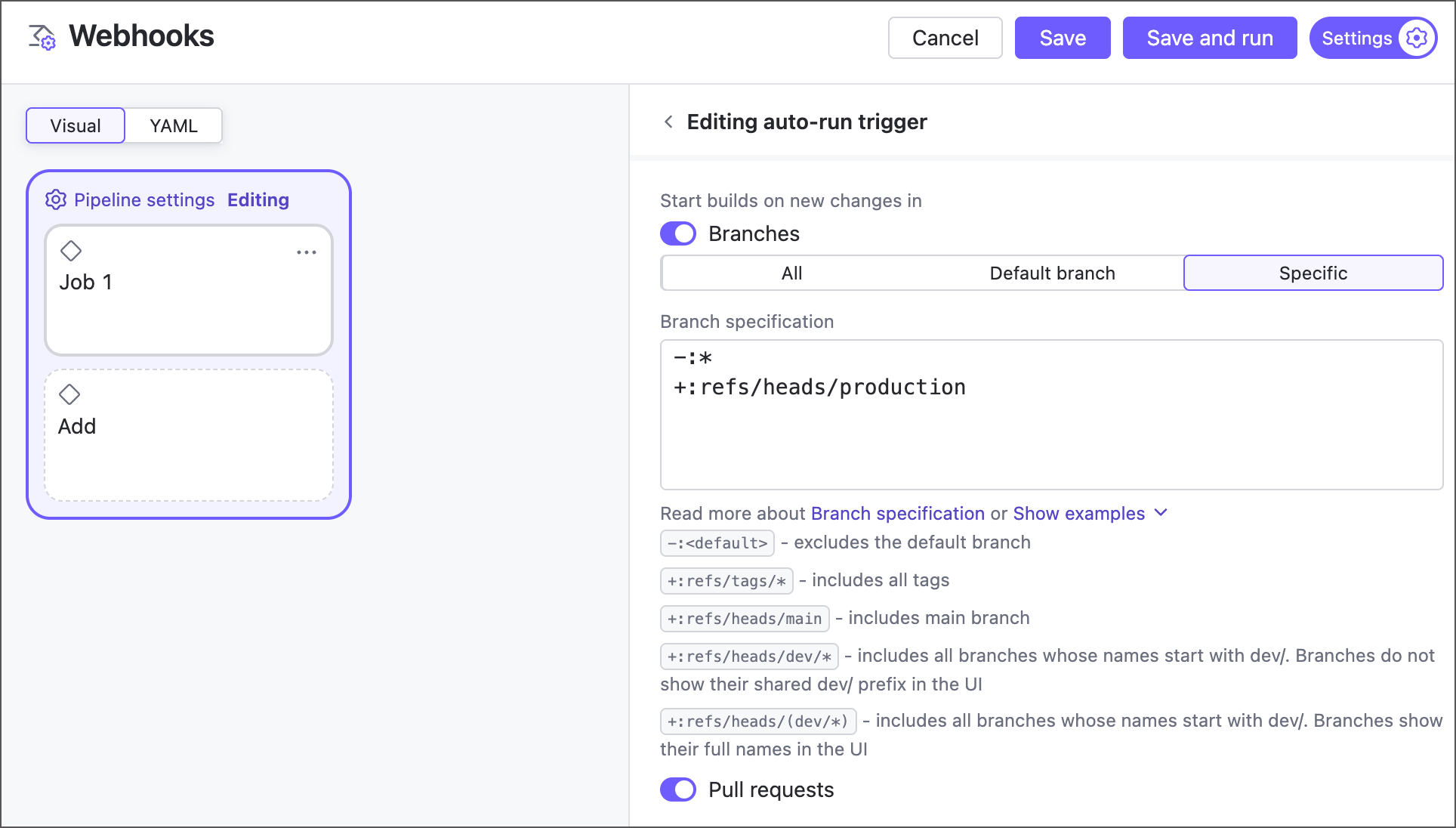 pipelines auto-run trigger pipelines auto-run trigger