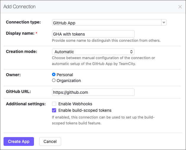 GitHub Manifest App Button GitHub Manifest App Button
