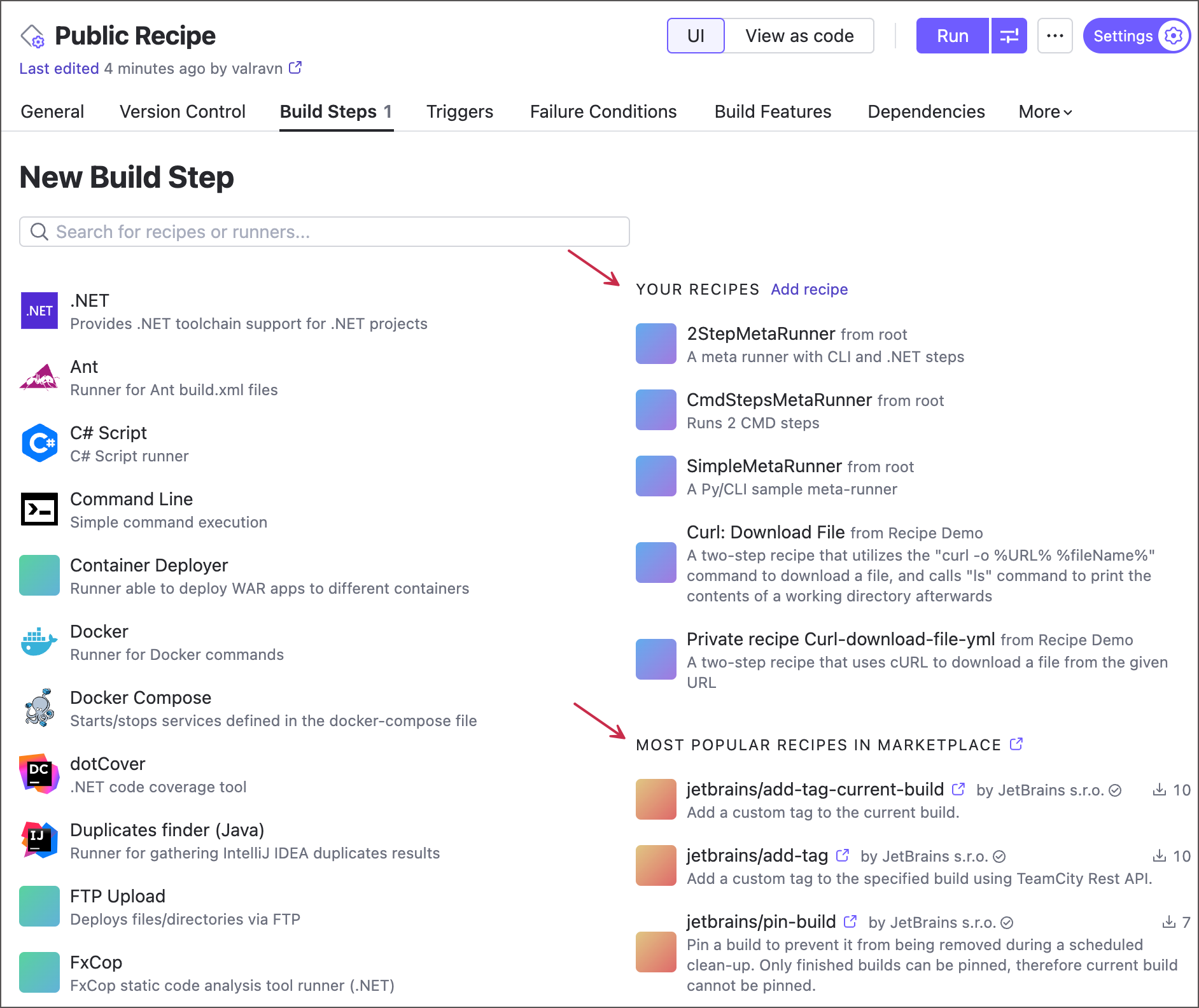 Add a recipe
