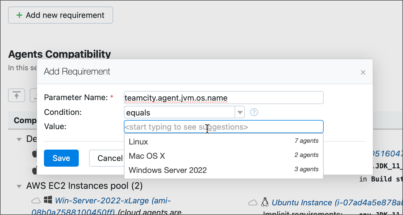 Add new requirement Add new requirement