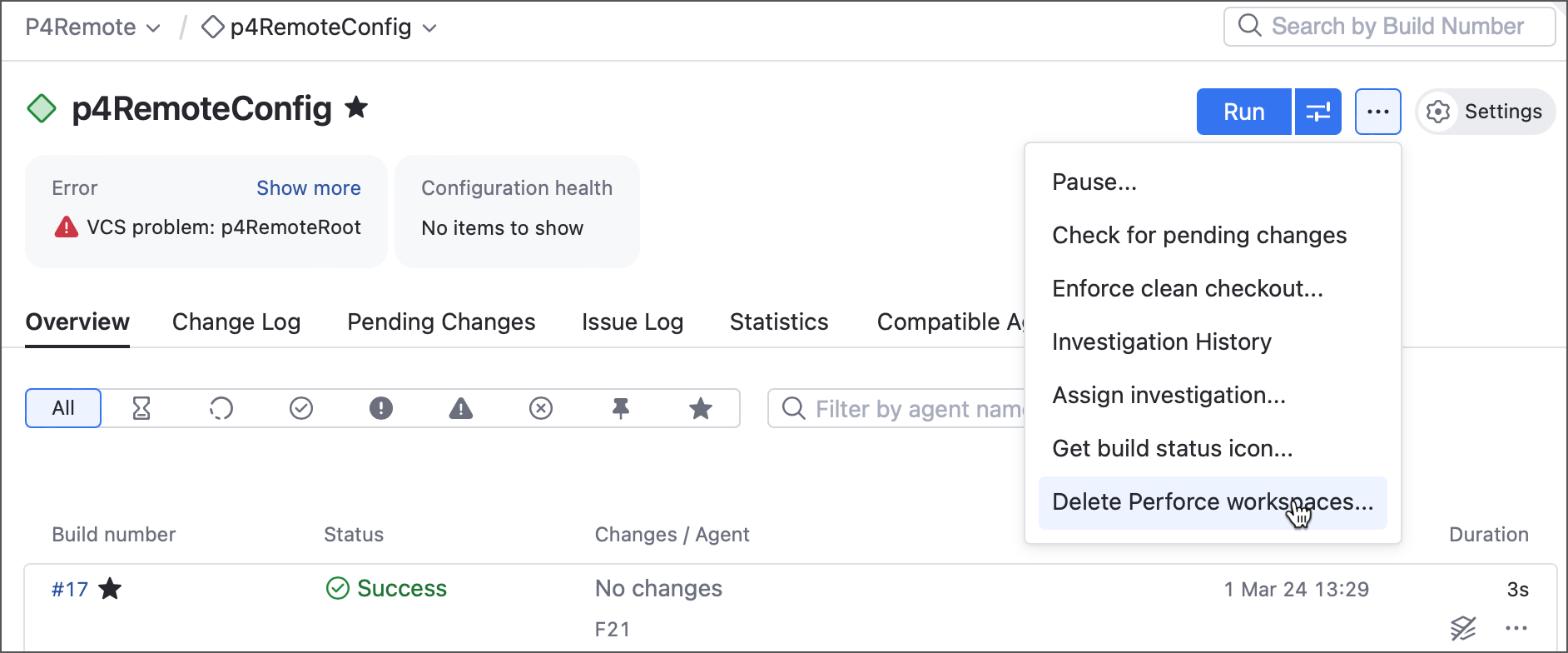 Manually clear TeamCity-generated workspaces Manually clear TeamCity-generated workspaces