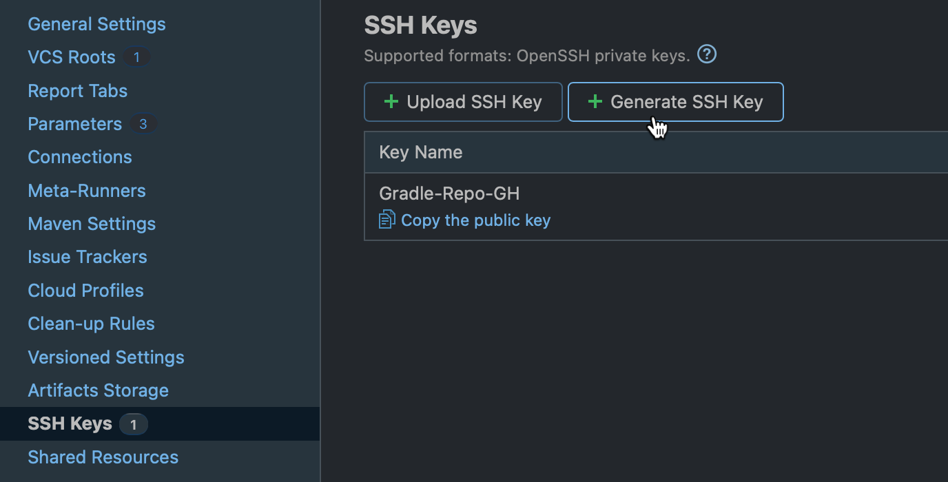 Generate SSH Key Generate SSH Key
