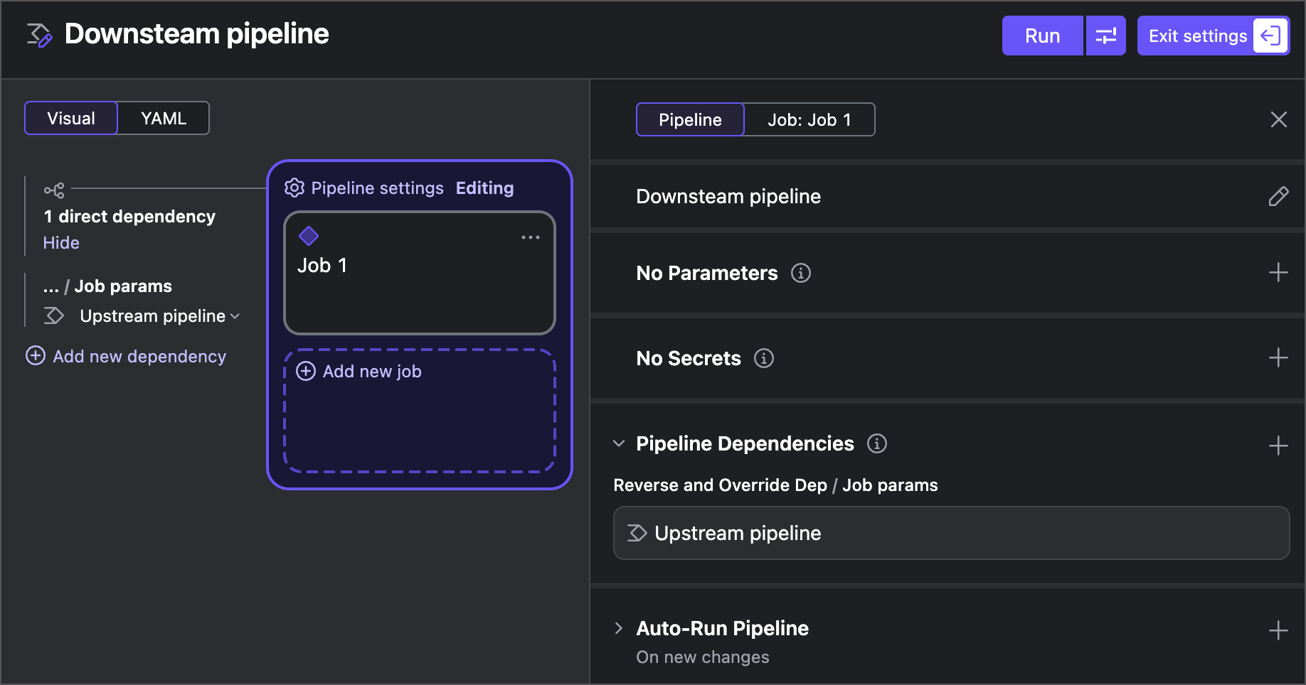Pipeline dependency Pipeline dependency