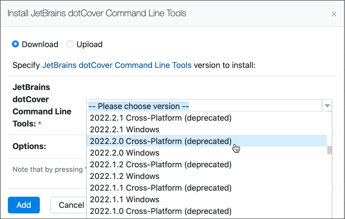 Deprecated dotNet Cli versions Deprecated dotNet Cli versions