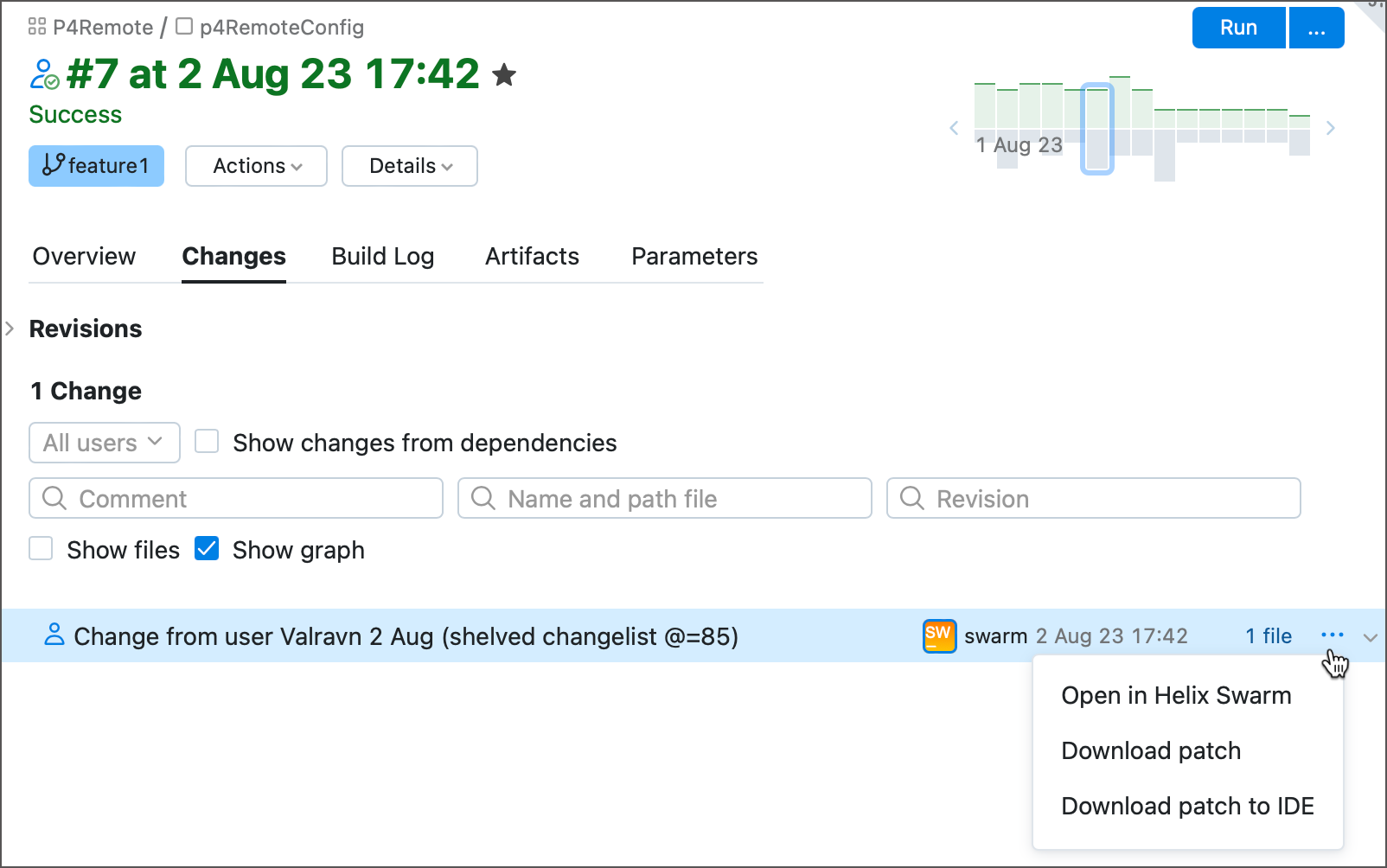 Open Swarm changes from TeamCity Open Swarm changes from TeamCity