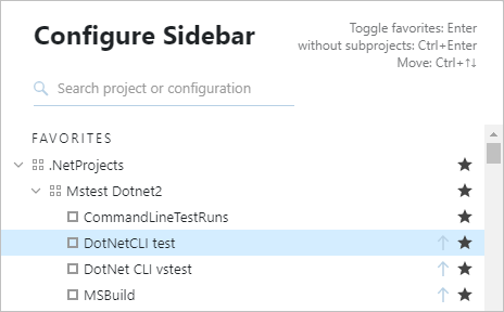 Customizing experimental sidebar Customizing experimental sidebar