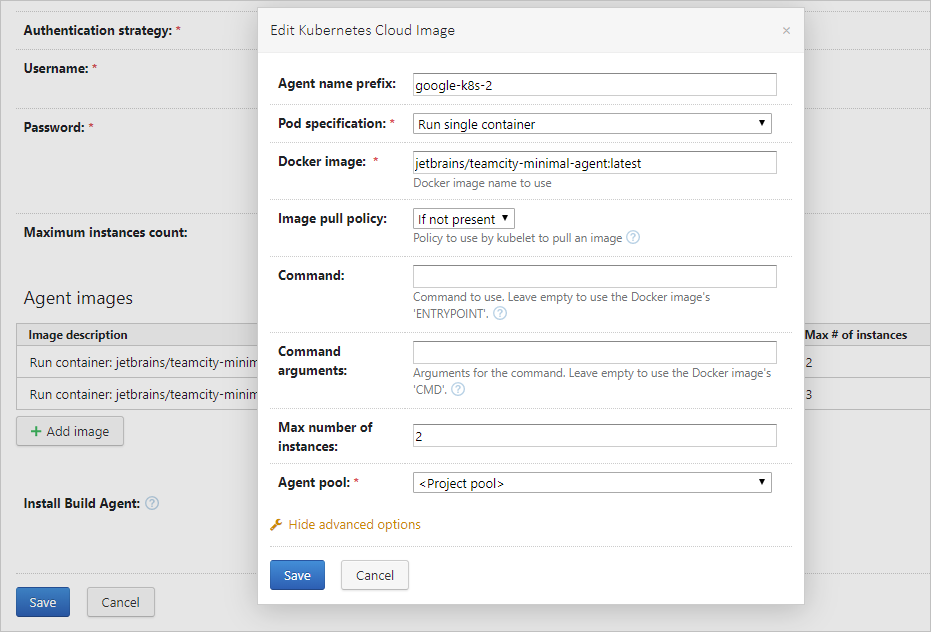 Adding a Kubernetes image Adding a Kubernetes image