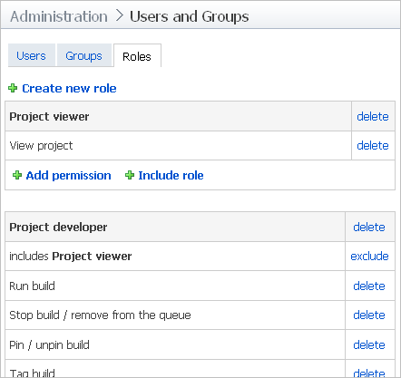 Uag roles tab