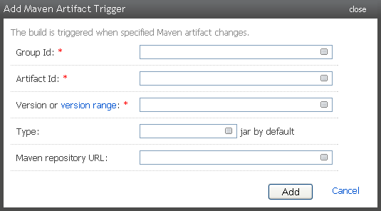 Add maven artifact trigger