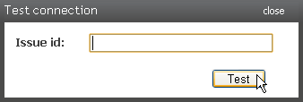 Test issue tracker connection
