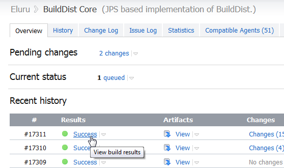 Build configuration home