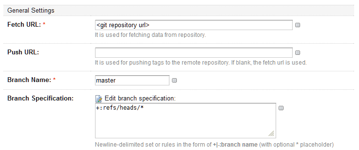 Branch spec