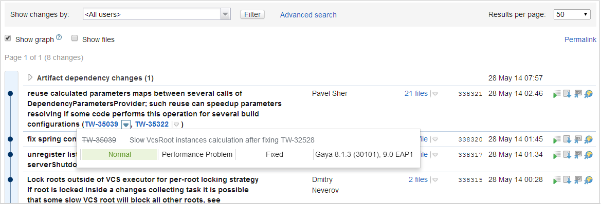 Issue tracker integration