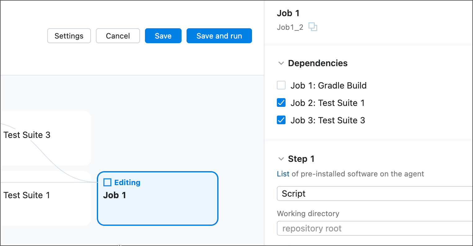 Specify dependencies