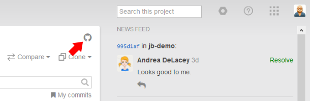 github synch icon