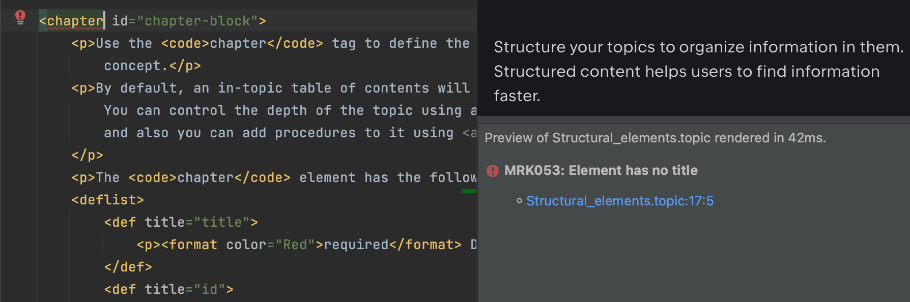 Markup | Writerside Documentation