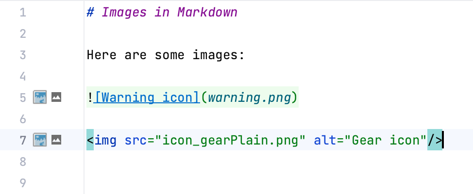 Images in MArkdown