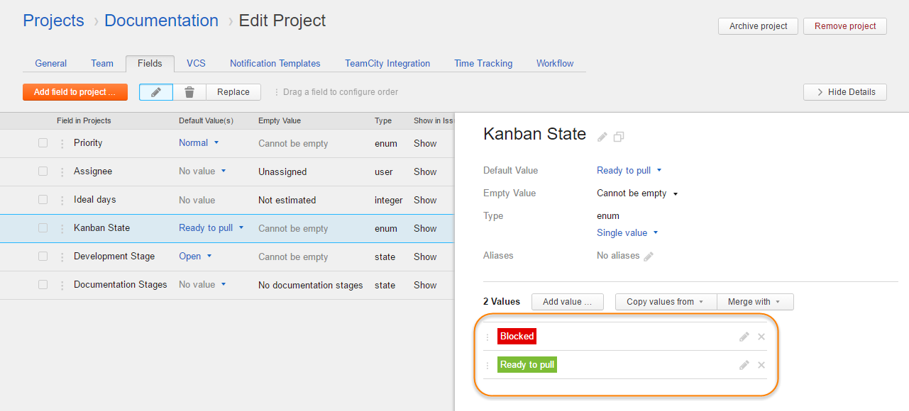 kanban tutorial cards color scheme