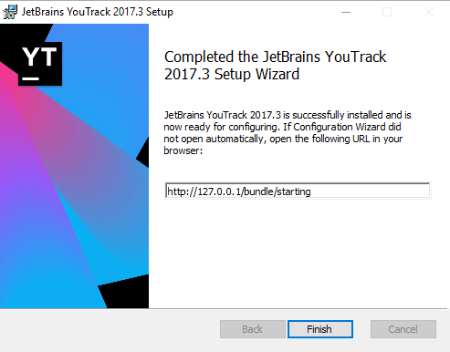 install setup wizard complete