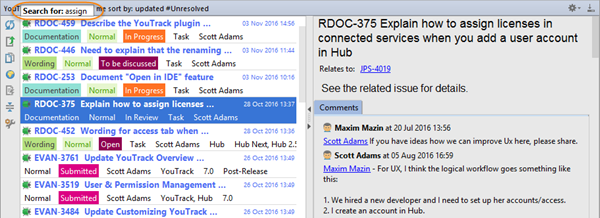 youtrackIssuesToolWindowSearch thumbnail