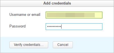 addCredentialsDialog