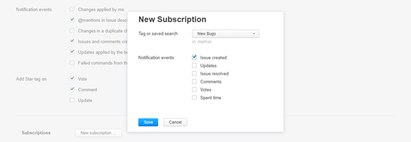 subscription new bugs