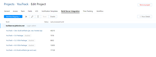 build server integration