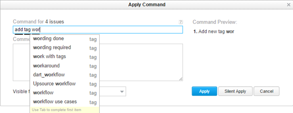 Add tag command Add tag command