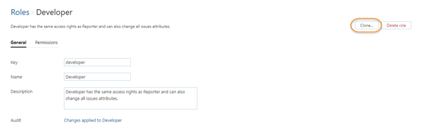 Clone role Clone role