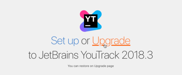 Upgrade: Configuration Wizard start page