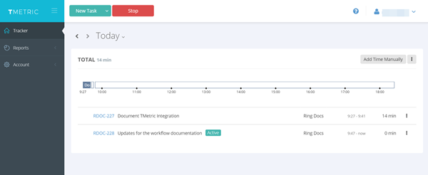 T metric tracker