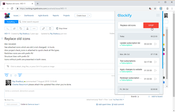 stop Clockify timer stop Clockify timer