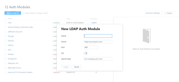 New ldap auth module