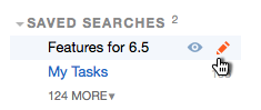 Edit saved search icon.